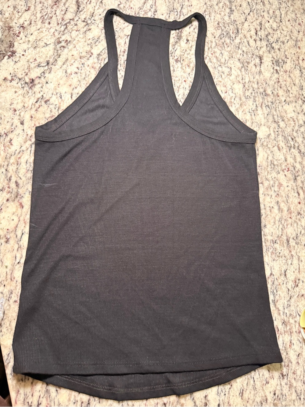 ♡ Joah Brown V-Neck Racerback Tank Black FlexRib - Picture 10 of 11